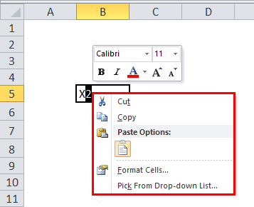 如何在Microsoft Excel中插入下标和上标