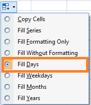 如何在Excel中自动填充日期序列