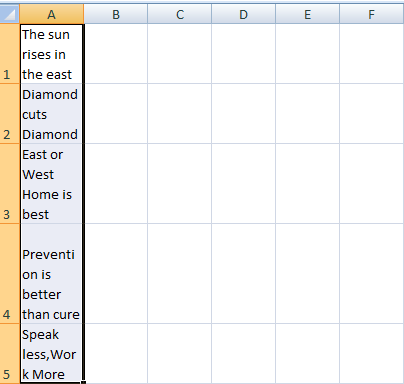 如何在Excel中防止文本溢出