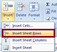 在Excel中插入多行的快速方法