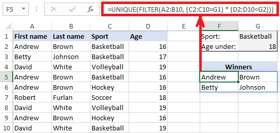 UNIQUE函数：在Microsoft Excel中快速找到唯一值的方法
