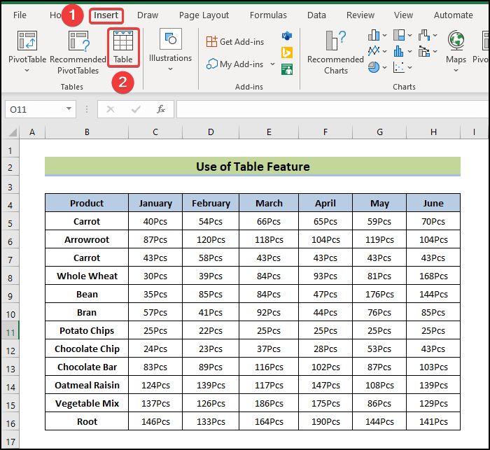 如何在Microsoft Excel中将表格转换为范围或反之