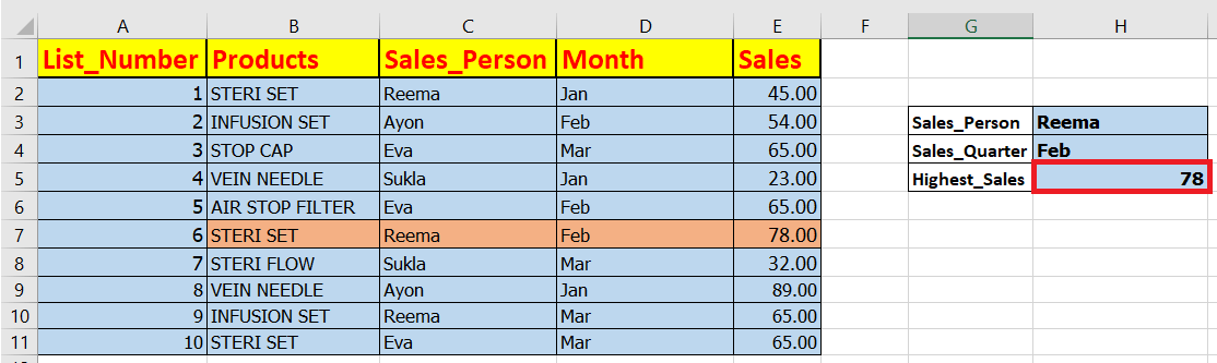 Excel MAX IF 公式：按条件获取最大值