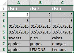 如何在Microsoft Excel中比较两列的匹配和差异