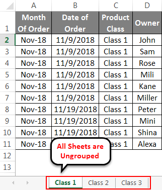 如何在Microsoft Excel中对工作表进行分组和取消分组
