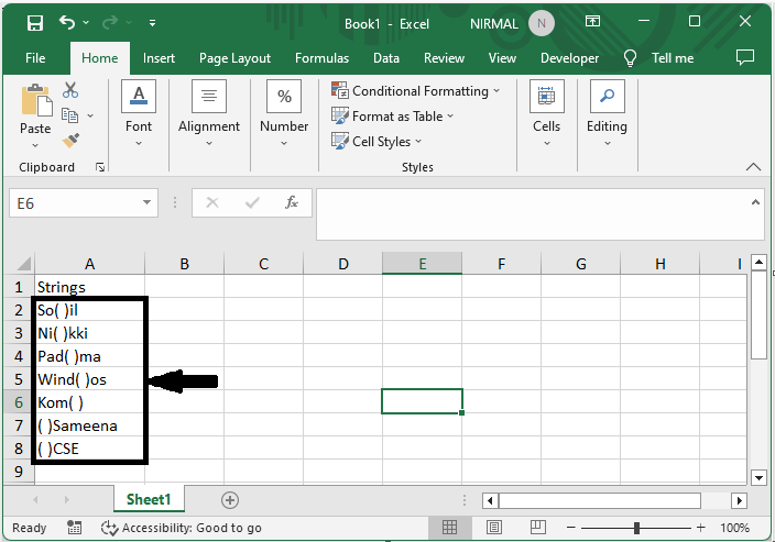 如何在Excel中删除括号/圆括号内的文本
