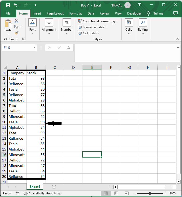 excel