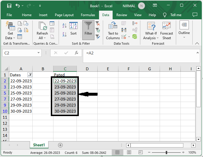 如何在Excel中粘贴跳过隐藏/筛选的单元格和行
