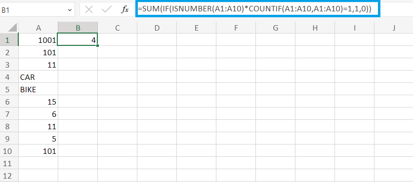 如何在Excel中查找重复项