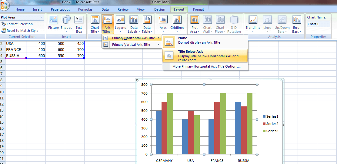 如何在Excel中添加图表标题
