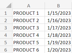 在Excel中插入日期