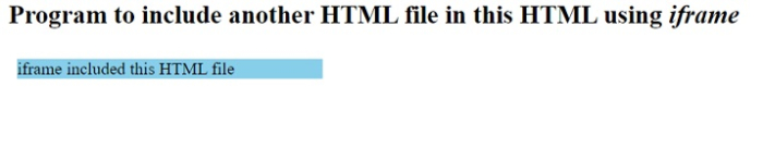 如何在HTML文件中包含另一个HTML文件？