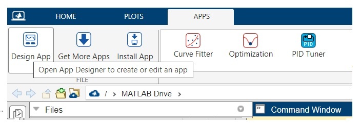 在MATLAB中使用App Designer创建应用程序