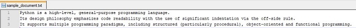 Python程序：统计文本文件中的元音、行数和字符数