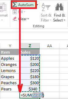 如何在Microsoft Excel中使用SUM函数