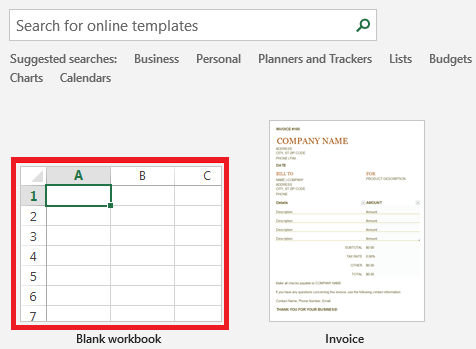 在Microsoft Excel中的发票格式