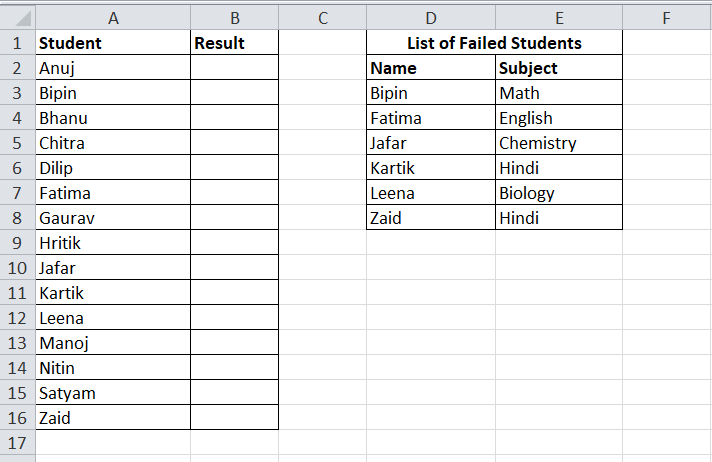 Excel ISNA函数