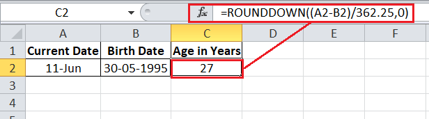如何在Excel中计算年龄？