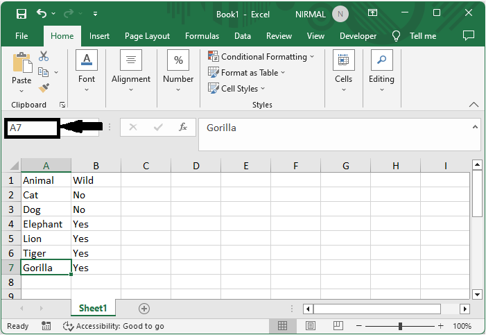 如何在Excel中移动或定位到带有数据的最后一行/最后一列？