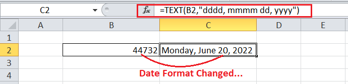 如何在Excel中更改日期格式？