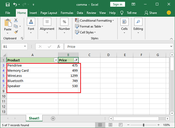 如何在Excel中求和一列？