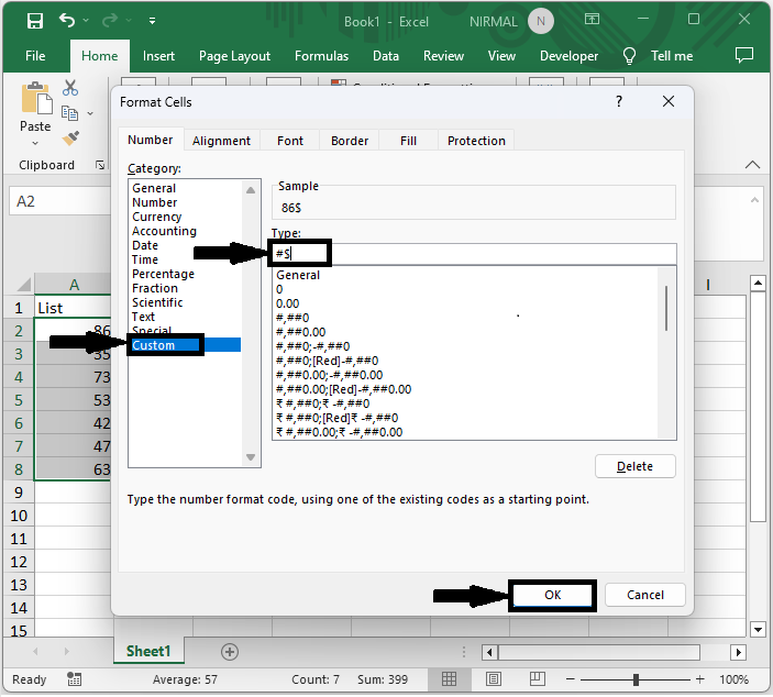 Excel 如何将美元符号移动到数字附近