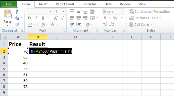 Excel 如何使用IF函数