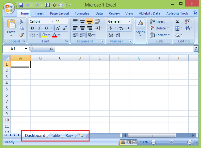 Excel 如何创建仪表板