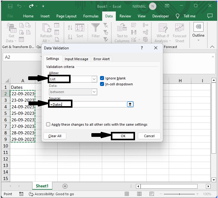 Excel 如何创建日期选择器