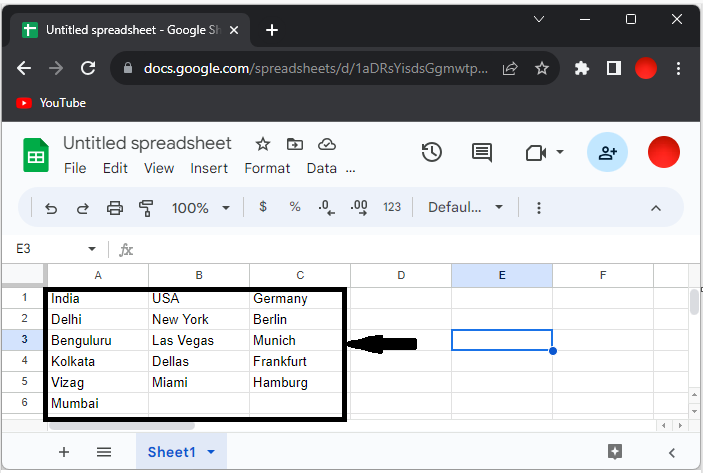 Google Sheet 如何创建一个依赖下拉列表