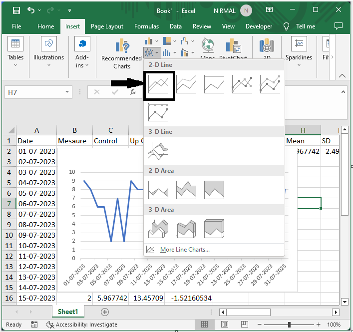 Excel 如何创建控制图