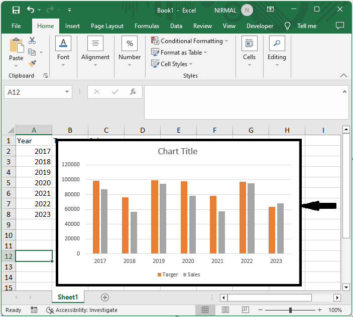 Excel 如何创建一个叠加在另一个柱状图上的柱状图