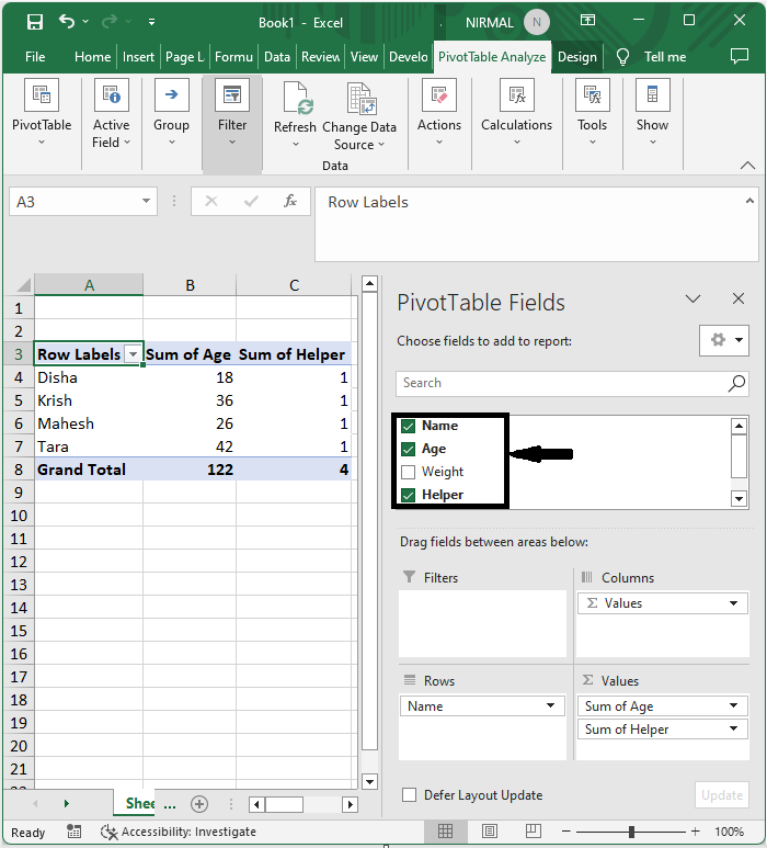 Excel 如何在数据透视表中计算唯一值