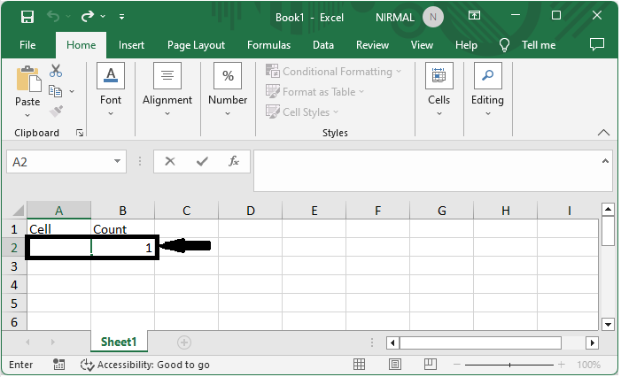 Excel 如何统计指定单元格中的总点击次数