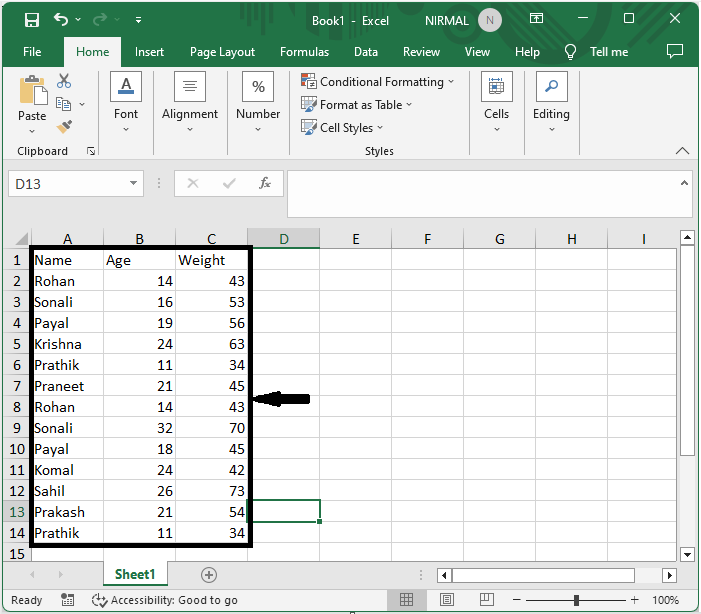 Excel 如何计算唯一行的数量
