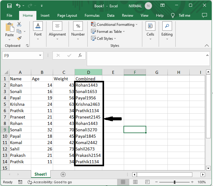 Excel 如何计算唯一行的数量