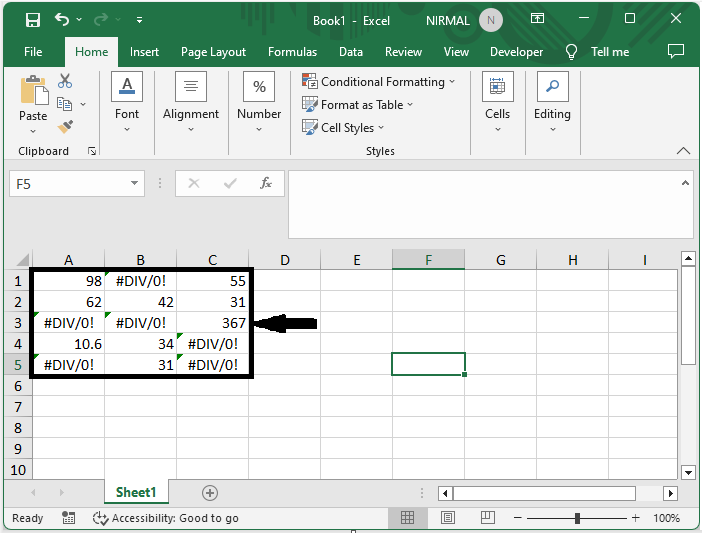 Excel 如何统计错误单元格/非错误单元格的数量