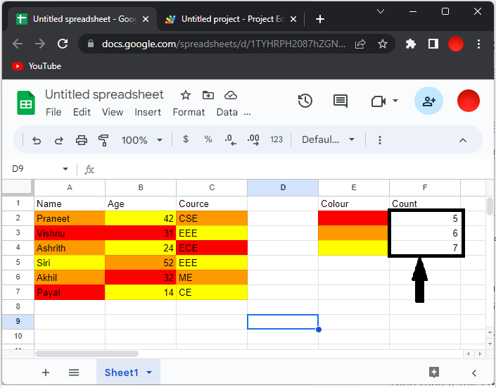 Google Sheet 如何根据单元格颜色计算或求和单元格