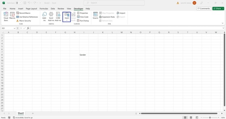 Excel 如何插入单选按钮或选项按钮