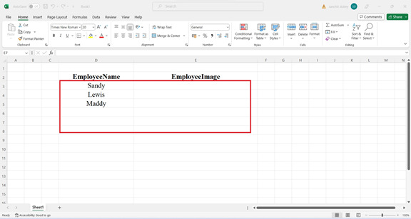 Excel 如何将图片插入到文本框中