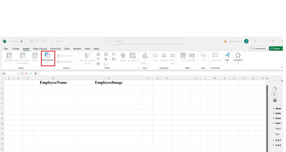 Excel 如何将图片插入到文本框中