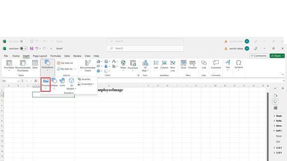 Excel 如何将图片插入到文本框中