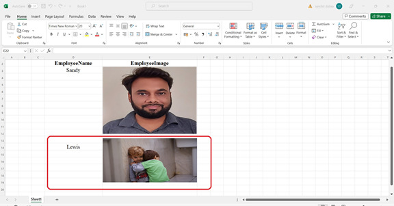 Excel 如何将图片插入到文本框中