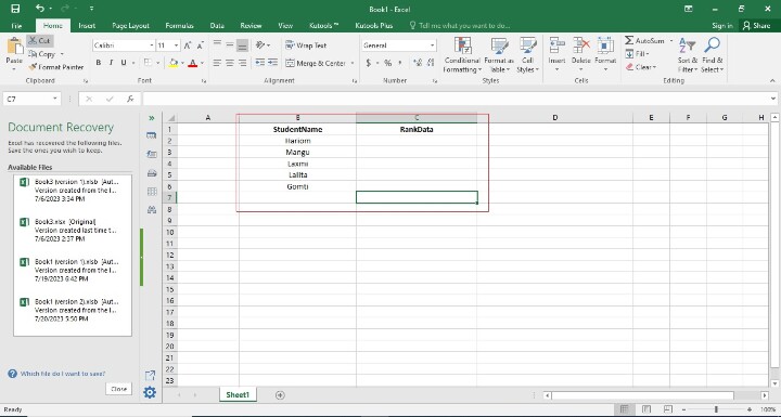 Excel 如何将数据按字母顺序排列