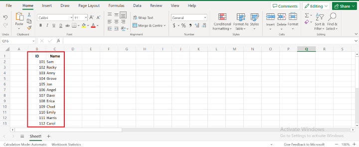 Excel 如何插入两个数字之间的随机整数且不重复