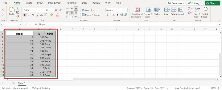 Excel 如何插入两个数字之间的随机整数且不重复