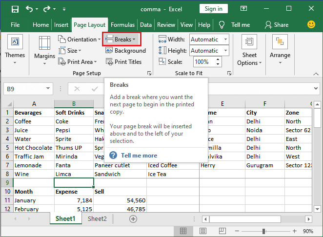 Excel 如何删除分页符