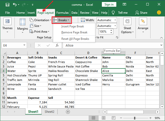 Excel 如何删除分页符