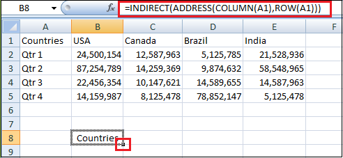 Excel 如何将列转换为行