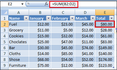 Excel 如何创建表格